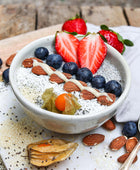 Rezeptbild: Chia Pudding mit geroesteten Mandeln – Seeberger Shop